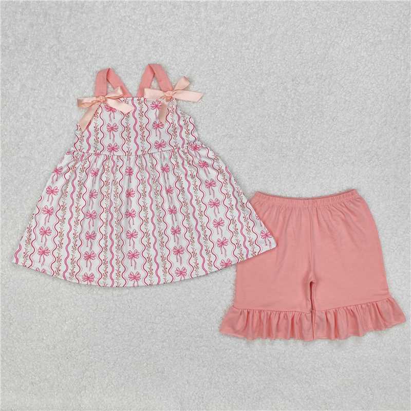 Match Baby Girls Pink Flowers Bows Rompers Dresses Outfits D 3.17