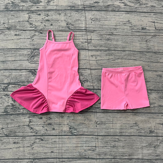 Pre order suspender athletic shorts set