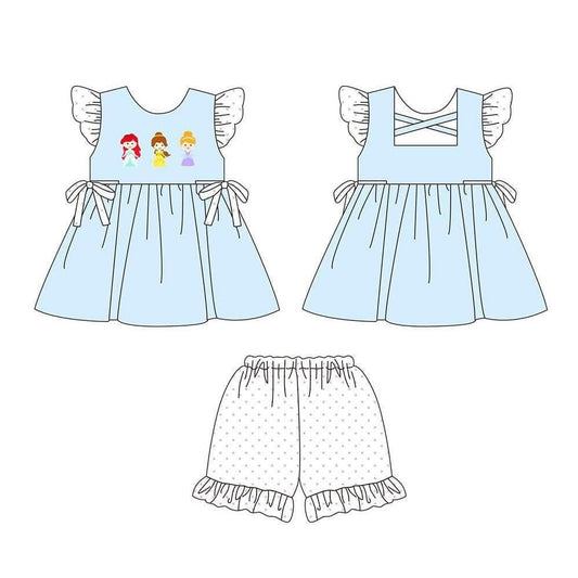 Pre order princess shorts set