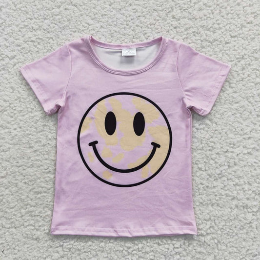 GT0192 Smile Pink Short Sleeve Top