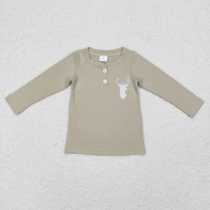Match Baby Boys Girls Embroidery Ducks Dogs Fishing Western Tee Shirts Top D 926