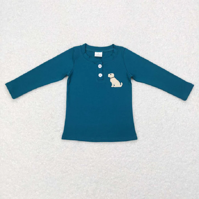 Match Baby Boys Girls Embroidery Ducks Dogs Fishing Western Tee Shirts Top D 926