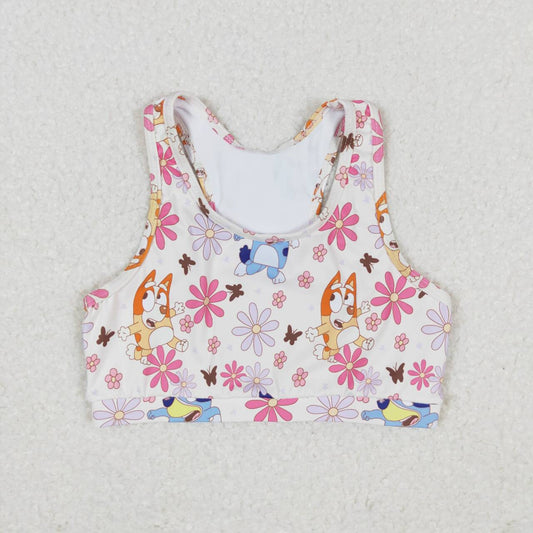 GT0516 Flower butterfly sleeveless top