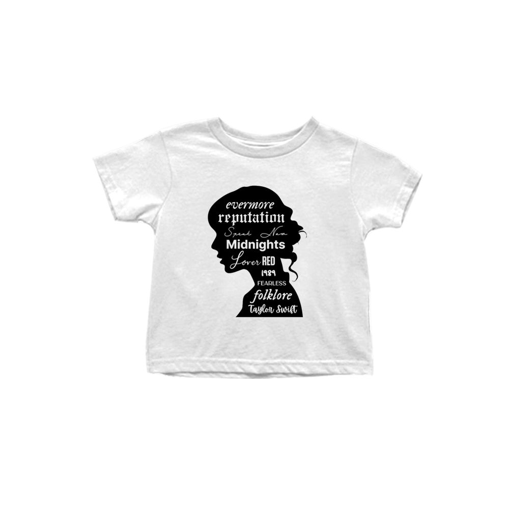 pre-order GT0536 1989 letter white short-sleeved top