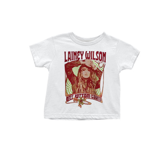 presale GT0577 lainey wilson letter short sleeve top