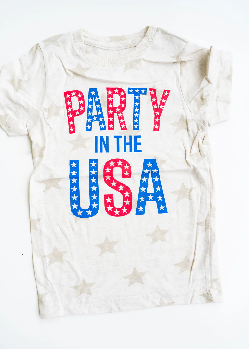 presale GT0585 party in the usa star short sleeve top