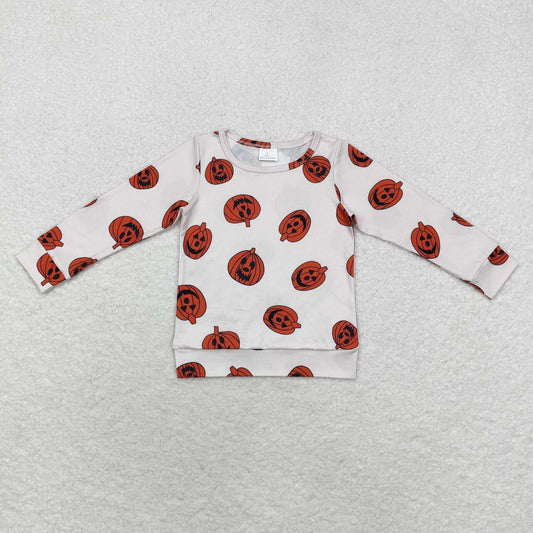 GT0700 Halloween Pumpkin Long Sleeve Top