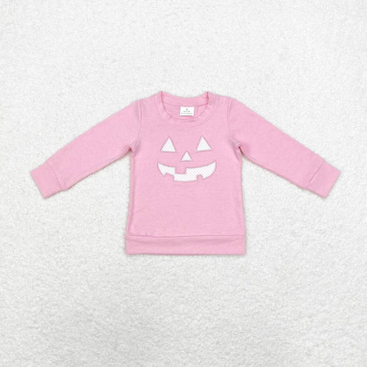 GT0717  Halloween  Pink Long Sleeve Top