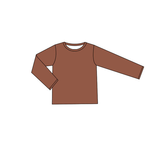 presale GT0800 Solid yellow brown long-sleeved top   2024 9.18