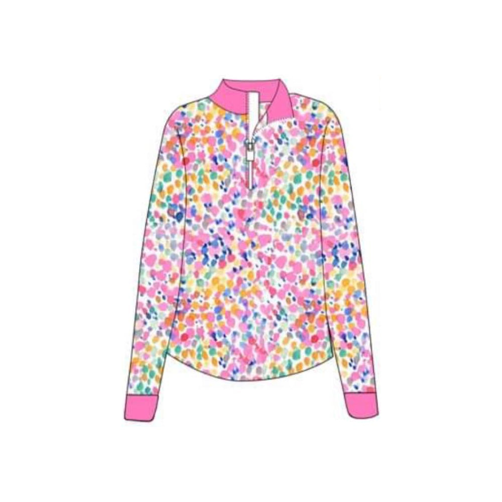 presale GT0844  Adult Women's Colorful Watercolor Pattern Long Sleeve Top 2024 10.8