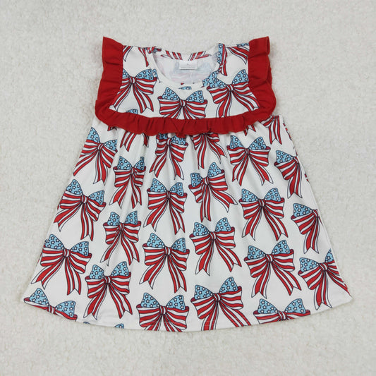 GT0949 4th of july flag coquette dress