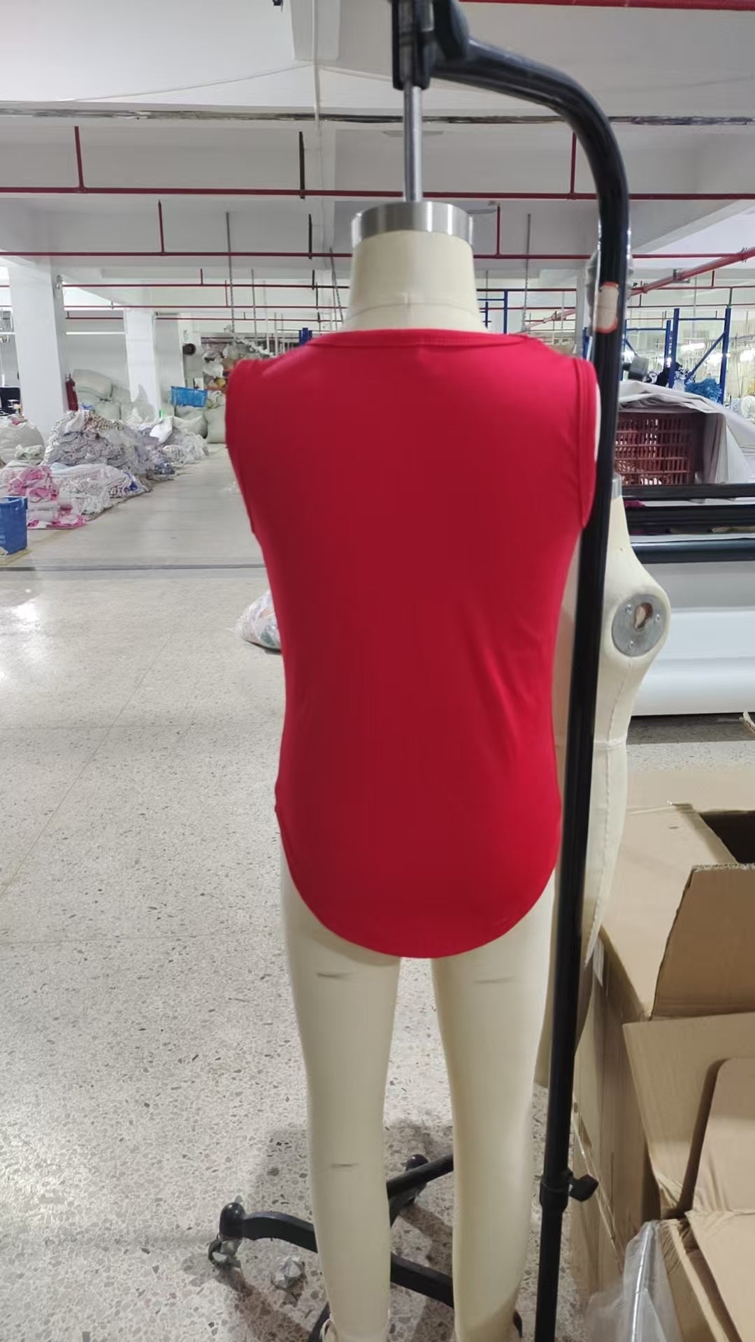 GT0981 Baby Girls Red Sleeveless Vests Top  D 5.16
