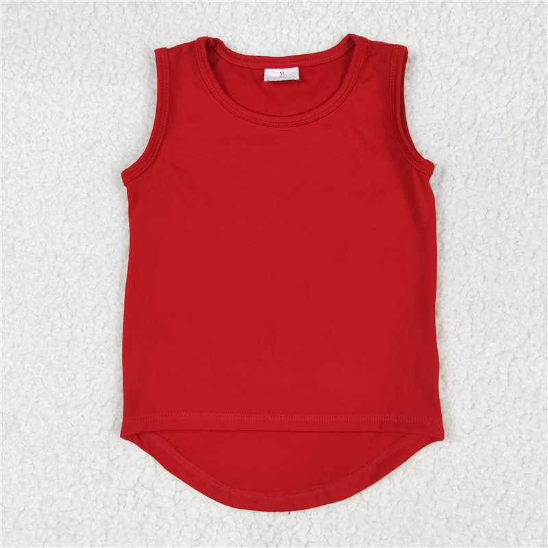 Match Hot Sale Baby Girls Colorful Sleeveless Vests Yoga Top  D 6.3