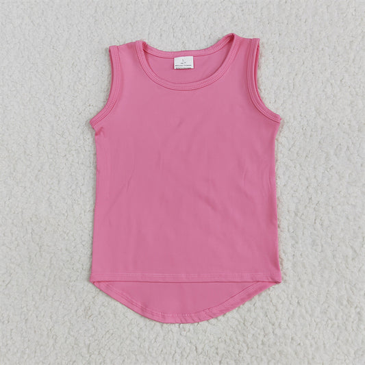 GT0983 Baby Girls Pink Sleeveless Vests Top D 5.22