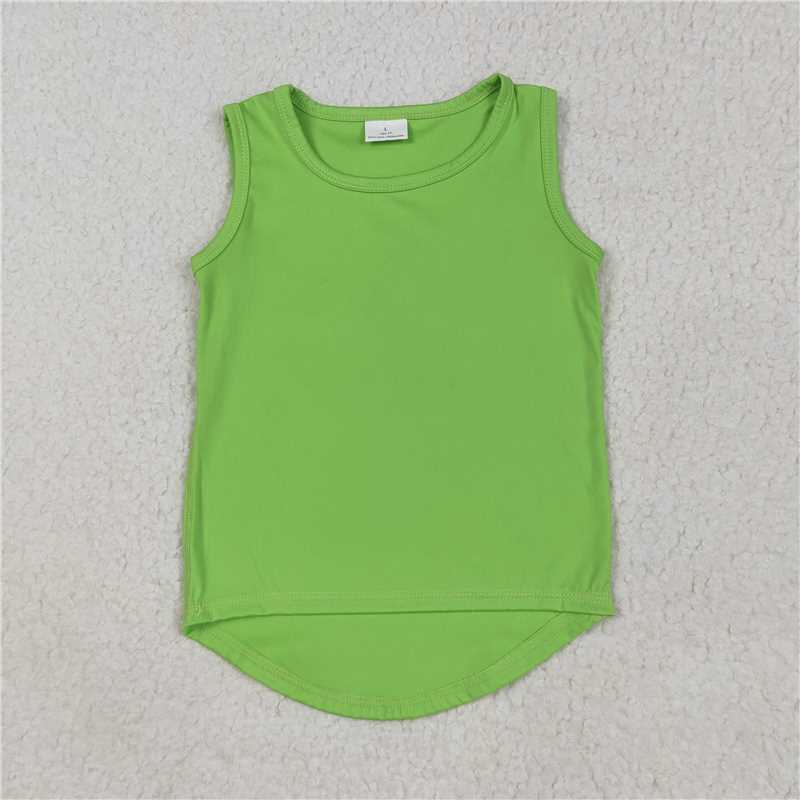 Match Hot Sale Baby Girls Colorful Sleeveless Vests Yoga Top  D 6.3