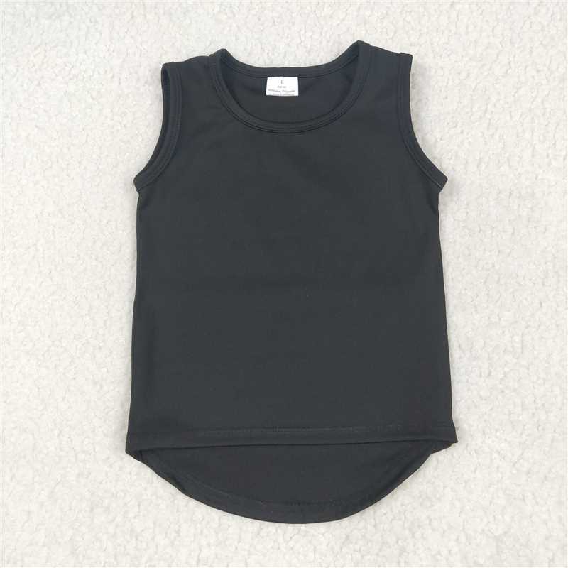 Match Hot Sale Baby Girls Colorful Sleeveless Vests Yoga Top  D 6.3