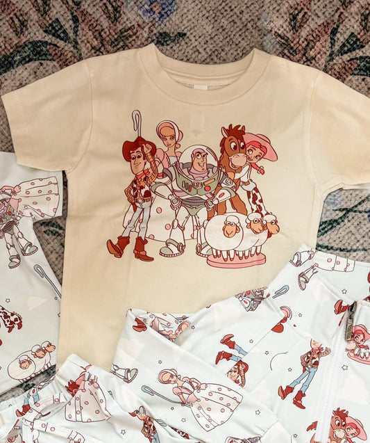 presale GT0988 Baby Girls Short Sleeves Cartoon Donkey Men Tee Shirts Top D 3.22