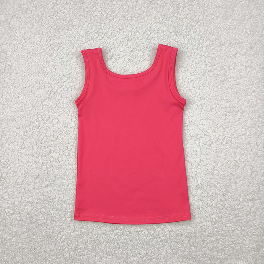 GT0991  Baby Girls Pink Sleeveless Yoga Active Tee Shirts Vest D 4.12