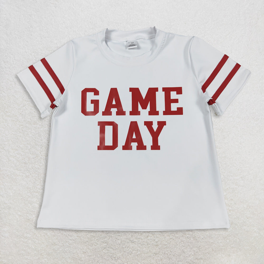 Sibling Baby Girls Game Day Yoga Active Team Tee Shirts Tops D 901