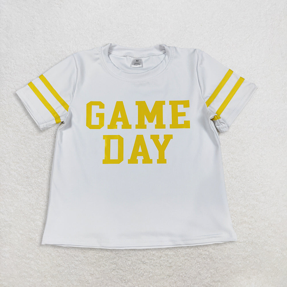 Sibling Baby Girls Game Day Yoga Active Team Tee Shirts Tops D 901
