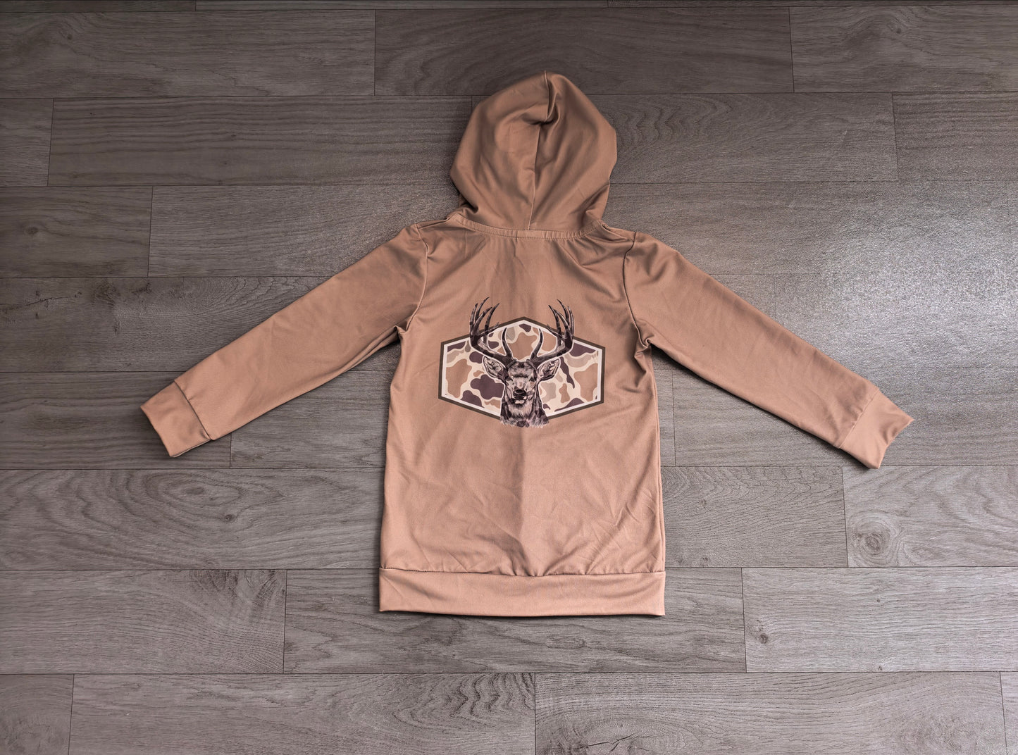 pre order brown deer camo boy jacket