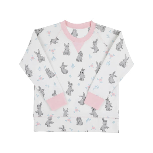 presale GT1233 Baby Girls Long Sleeve Rabbits Flowers Easter Tee Shirts Top D 917