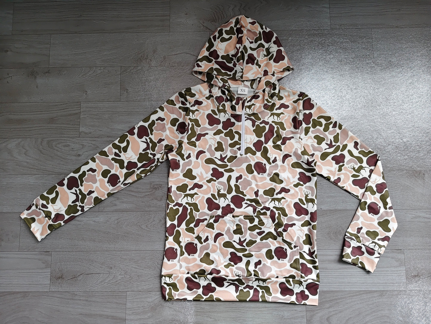 pre order adult camo hoodie
