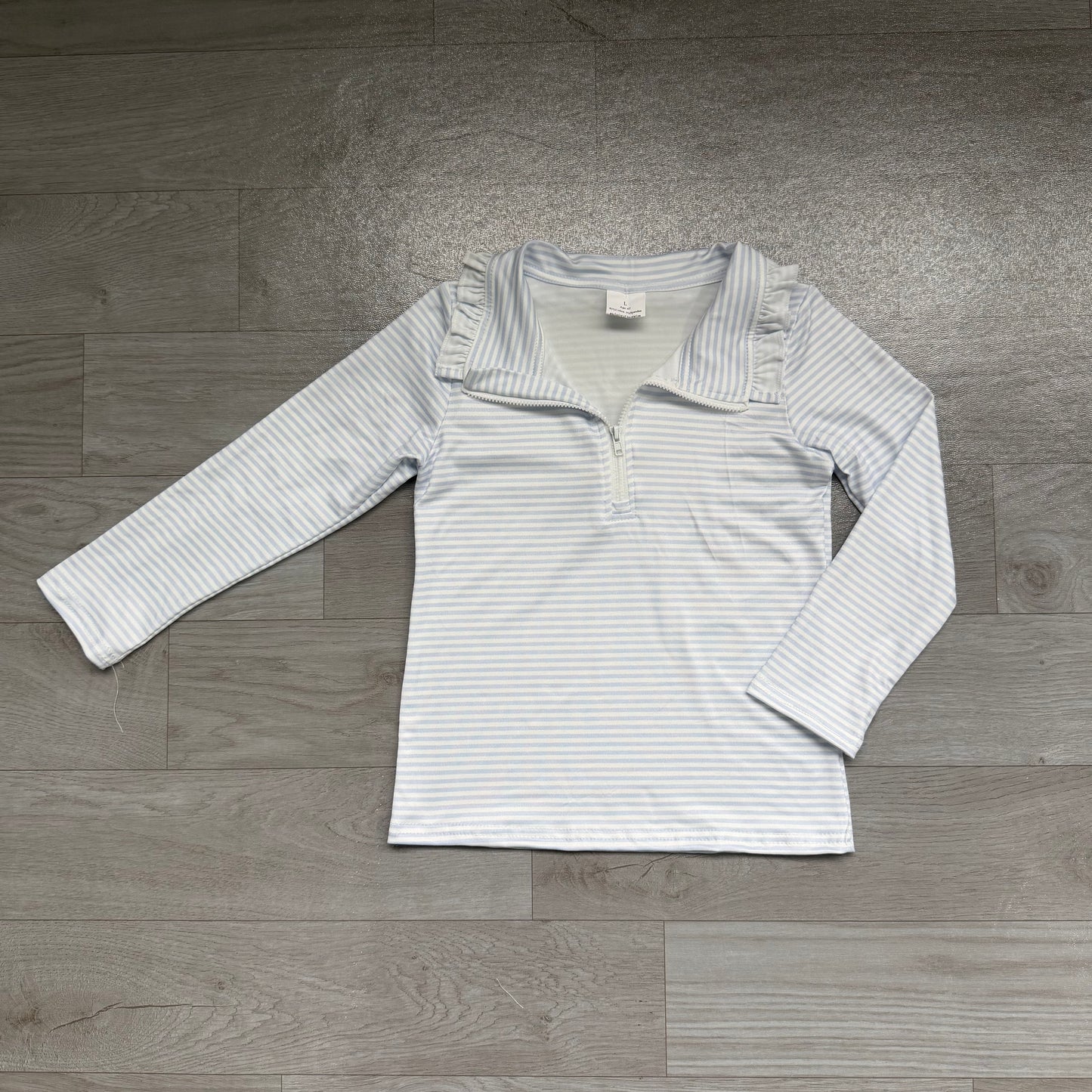 Pre order striped boy pullover kids clothing