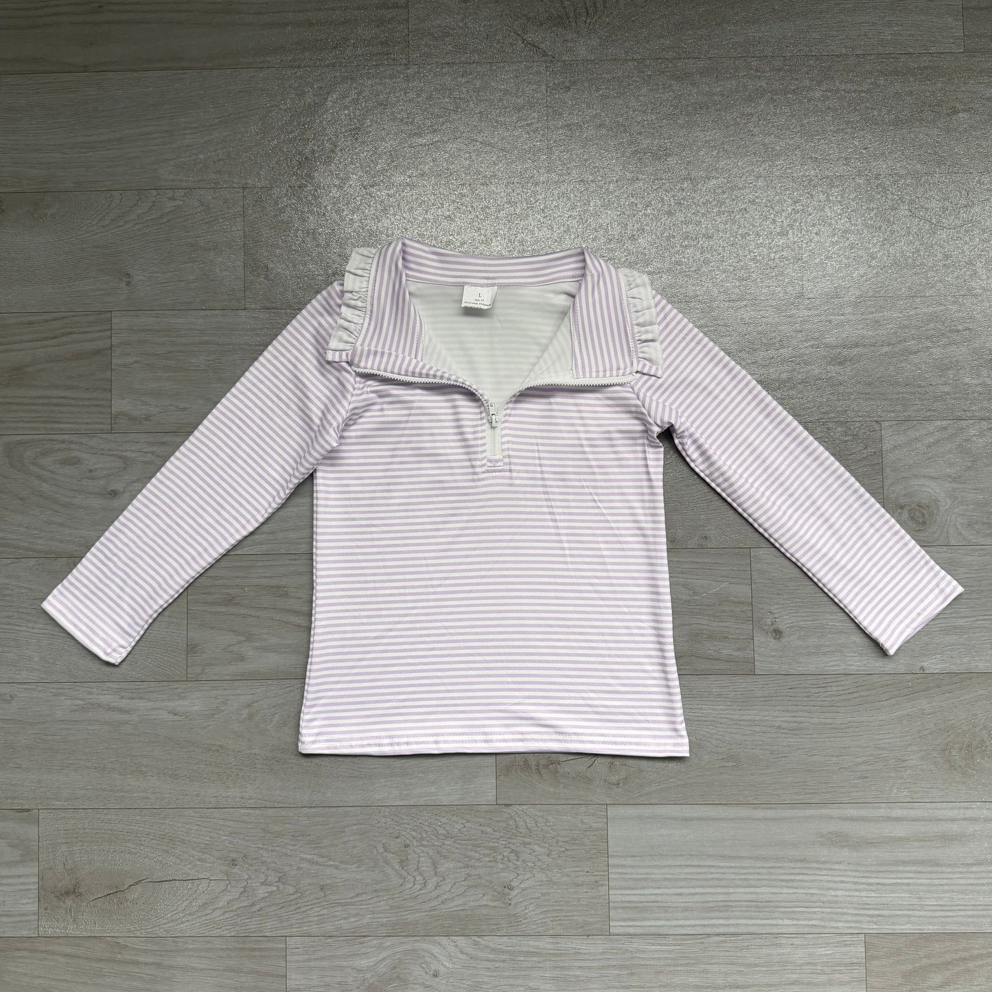 Pre order striped boy pullover kids clothing