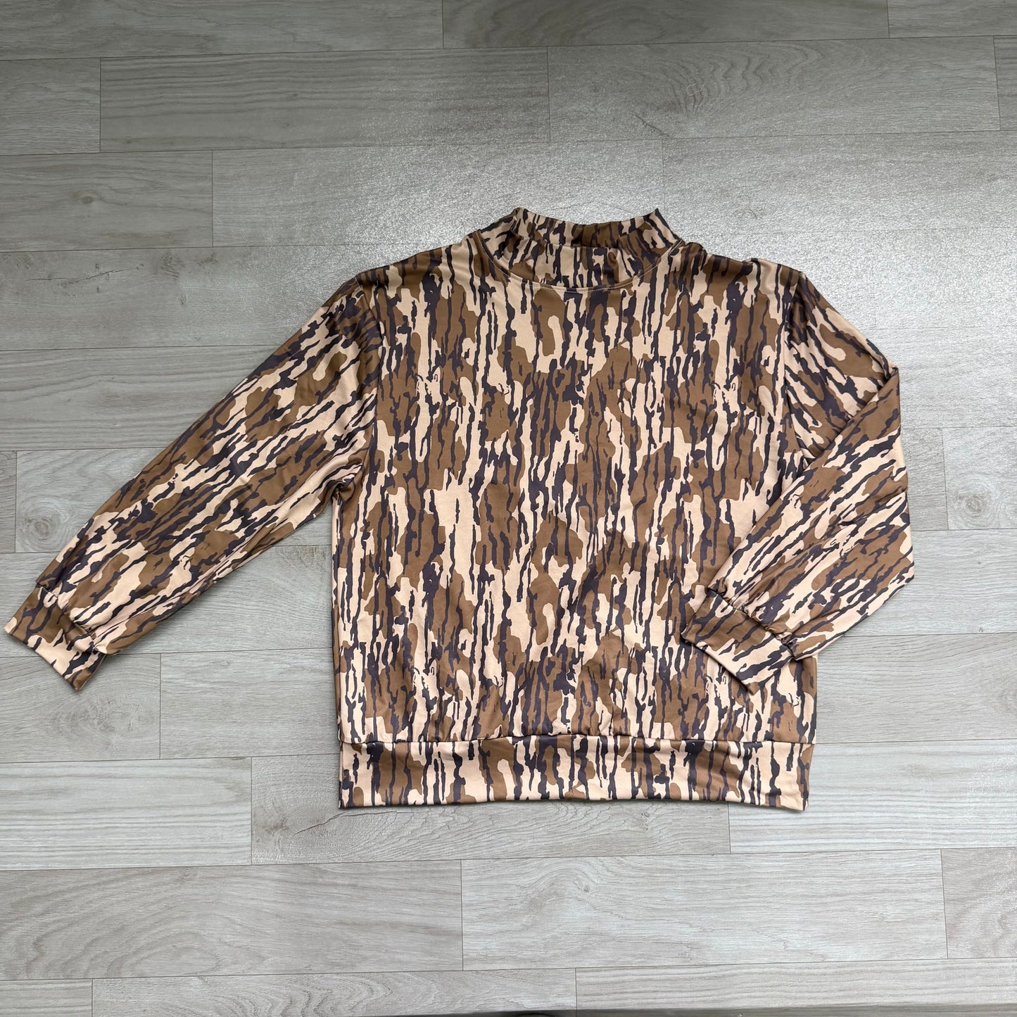 pre order camo women athletic sweatershirt