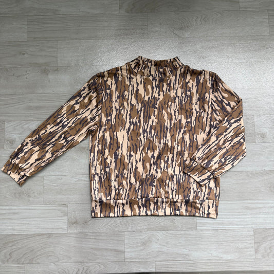 pre order camo women athletic sweatershirt