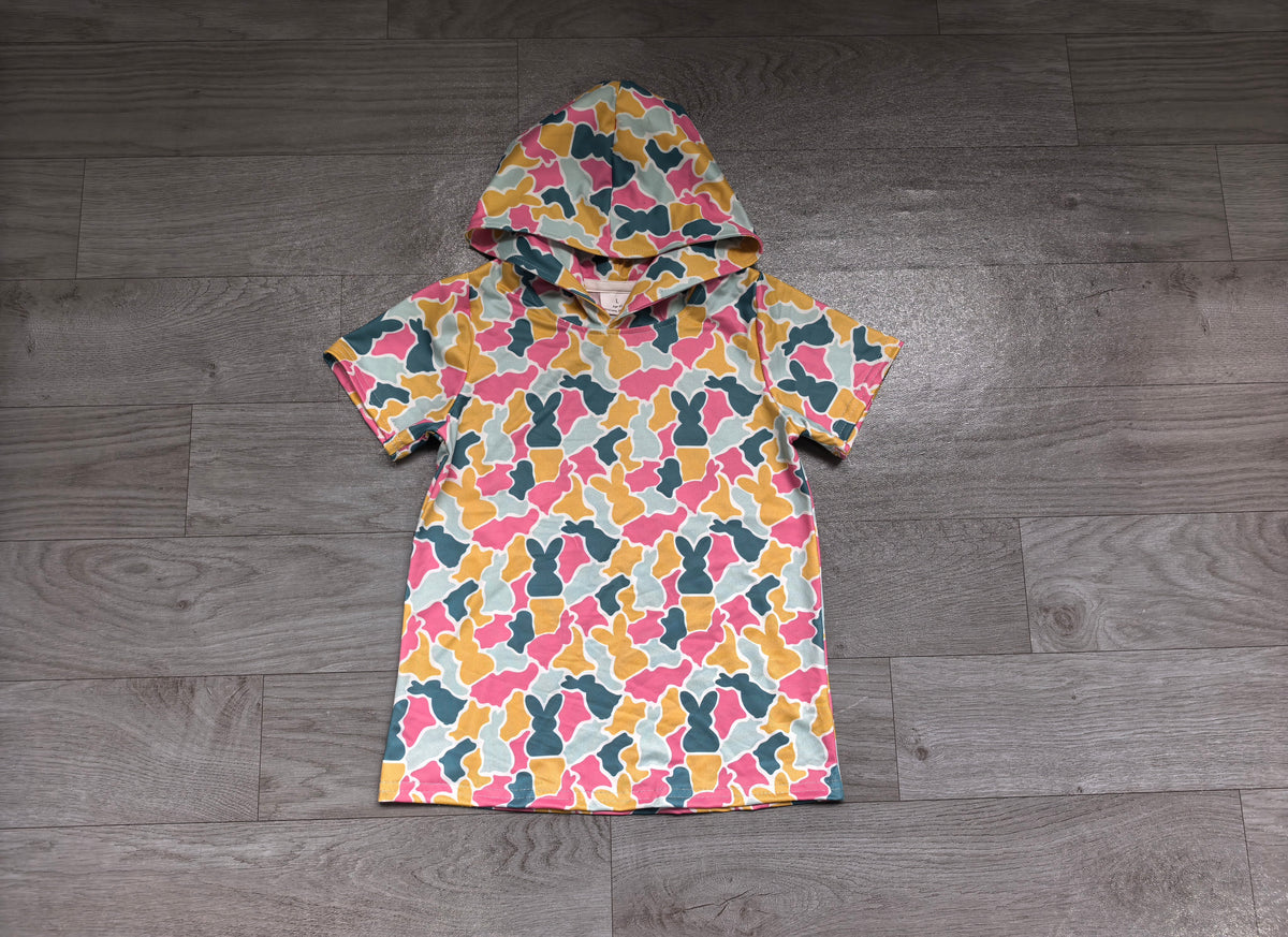 pre order short sleeve easter camo peeps boy hoodie