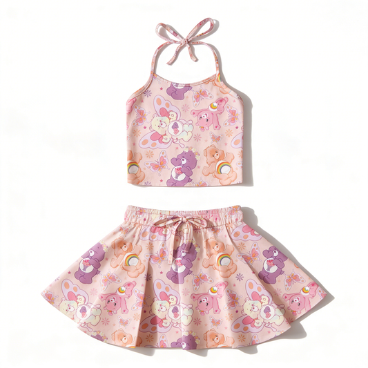Custom order bear halter skirt outfit