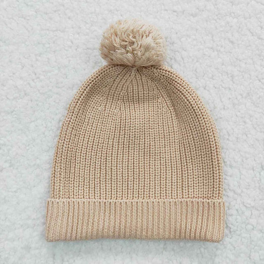 HA0004 Khaki Pom Hat