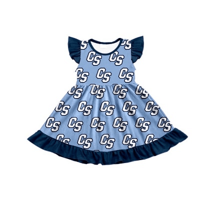 Custom CS baby girl dress MOQ3