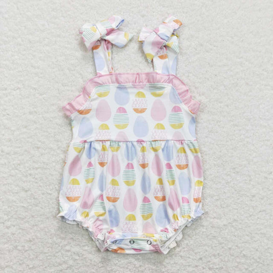 baby girl easter egg pink strap bubble