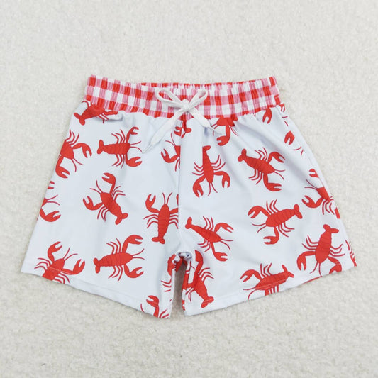 S0202 Red crayfish swimming trunks D 7.8