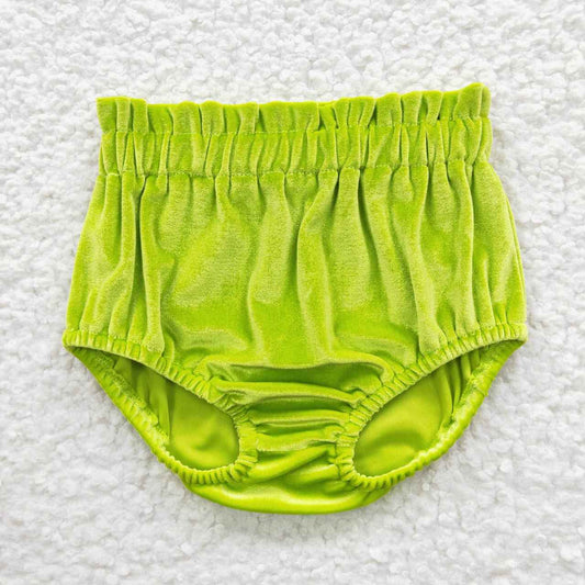 SS0101 Green Gold Velvet Briefs