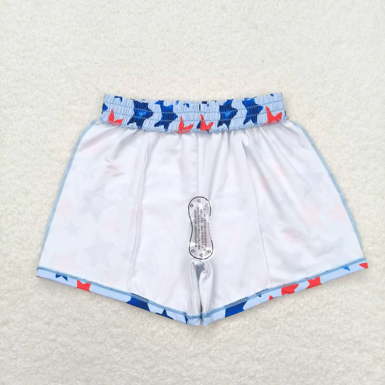 All-American Waves Boys Star Print Swim Shorts