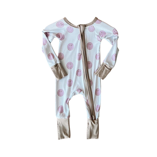 presale LR1433 Pink and white short-sleeved long pants pajama set 2024 7.13