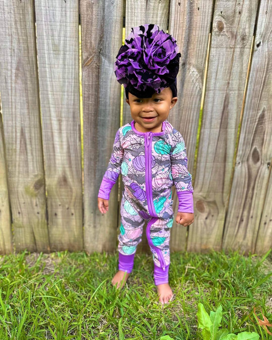 presale LR1458 Spider Web Pumpkin Purple Zip-Up Long Sleeve Bodysuit  2024 7.15