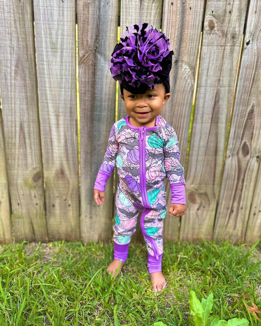presale LR1458 Spider Web Pumpkin Purple Zip-Up Long Sleeve Bodysuit 2024 7.15