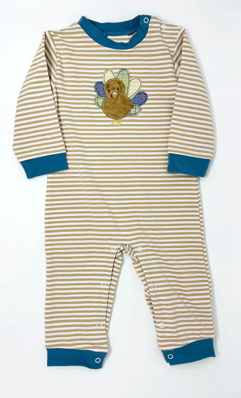 presale LR1719 Turkey Stripe Long Sleeve Bodysuit 2024 8.9