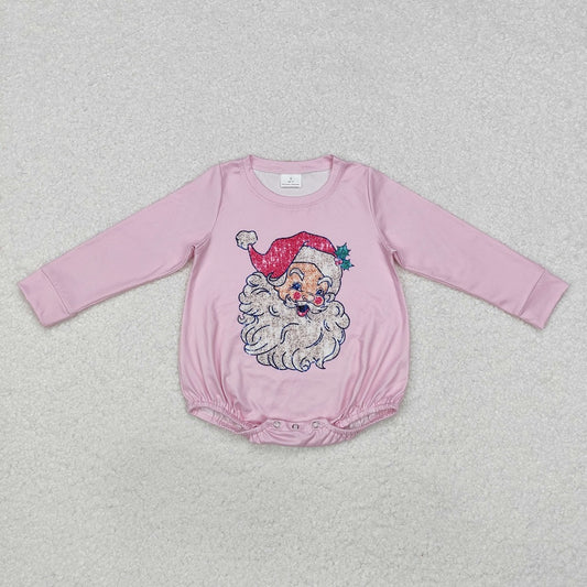 LR1819 Santa Pink Long Sleeve Bodysuit