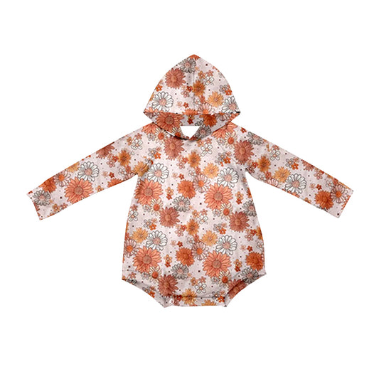 presale LR1883 Pink floral hooded long-sleeved bodysuit 2024 9.2