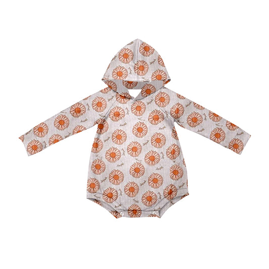 presale LR1885 Flower Daisy Hooded Long Sleeve Bodysuit 2024 9.2