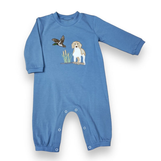 presale LR1896 Duck Puppy Haze Blue Long Sleeve Onesie  2024 9.3