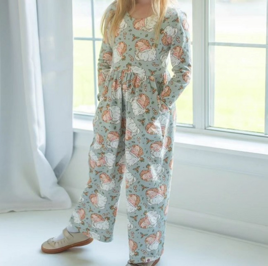 presale LR1909 Santa Claus Blue Long Sleeve Bodysuit 2024 9.4