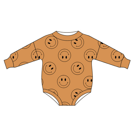 presale LR2128 Brown long-sleeved bodysuit  2024 10.22