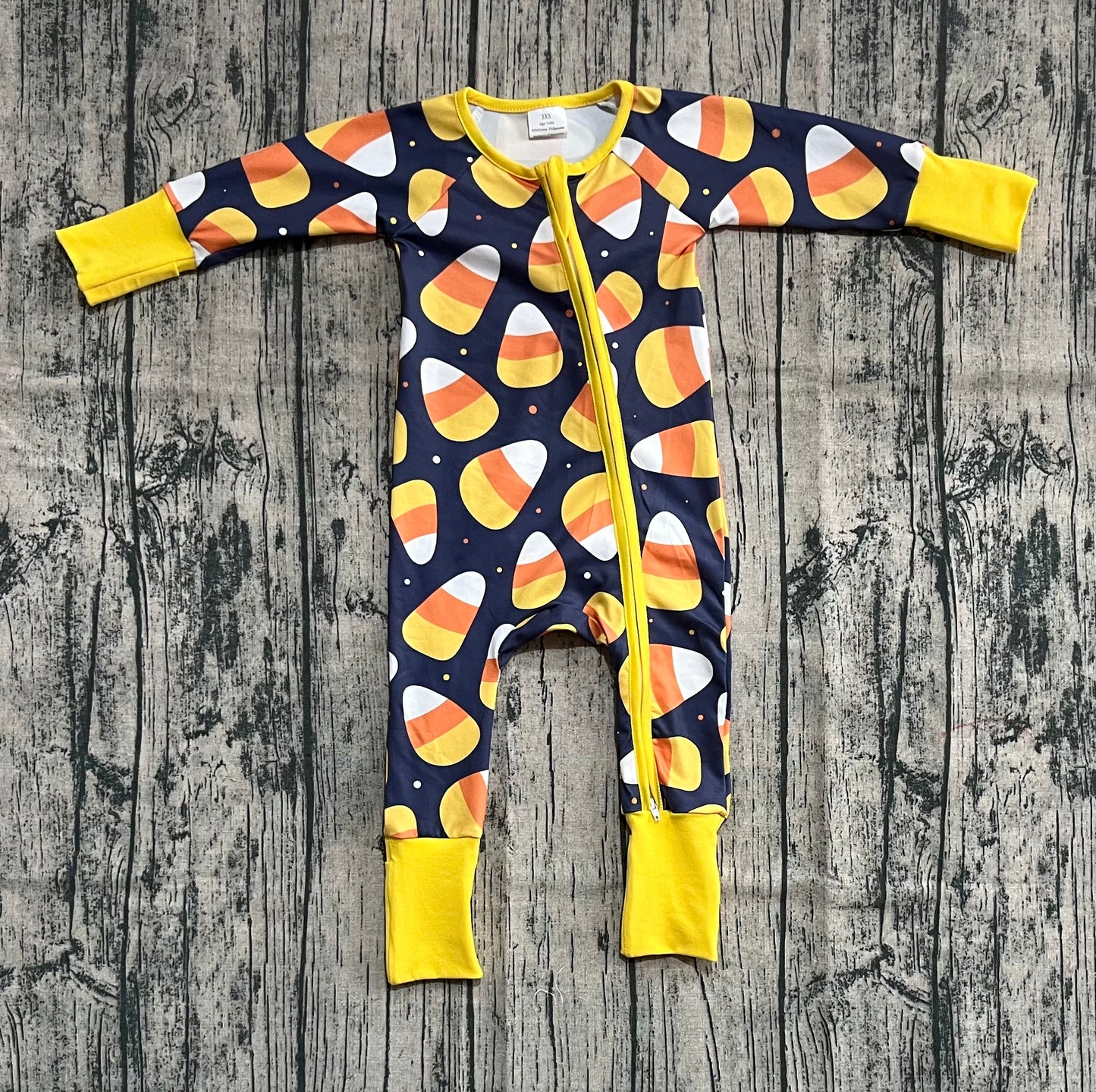 LR2198 Baby Boys Long Sleeves Candy Plaid Zipper Pant Rompers  D 5.27